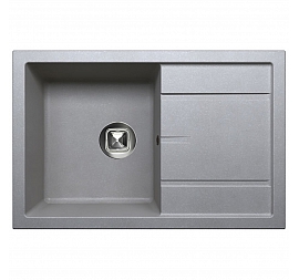 Мойка кухонная Tolero R-112 76 см серая