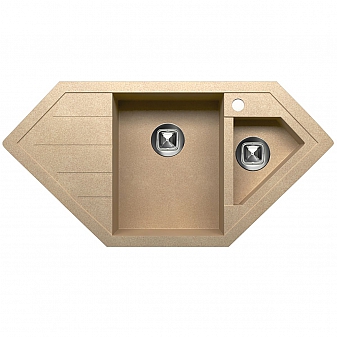 Мойка кухонная Tolero R-114 100 см бежевая