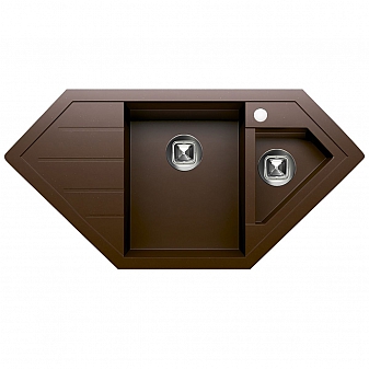 Мойка кухонная Tolero R-114 100 см коричневая