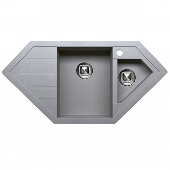 Мойка кухонная Tolero R-114 100 см серая
