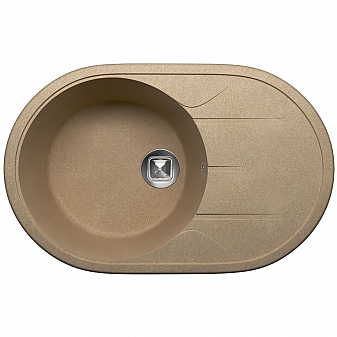 Мойка кухонная Tolero R-116 78 см бежевая