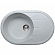Мойка кухонная Tolero R-116 78 см серый металлик