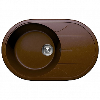 Мойка кухонная Tolero R-116 78 см коричневая