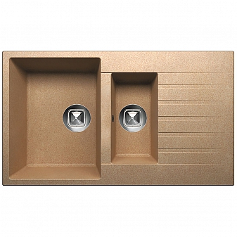 Мойка кухонная Tolero R-118 86 см бежевая