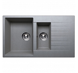 Мойка кухонная Tolero R-118 86 см серая