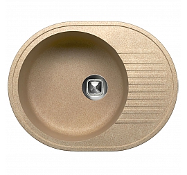 Мойка кухонная Tolero R-122 58 см бежевая