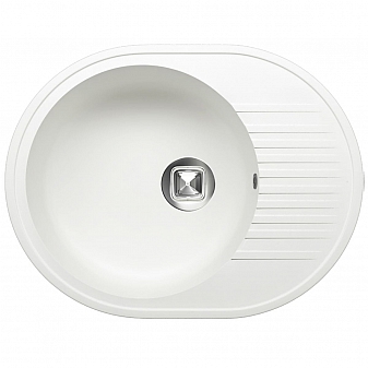 Мойка кухонная Tolero R-122 58 см белая