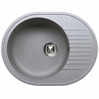 Мойка кухонная Tolero R-122 58 см серая