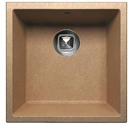 Мойка кухонная Tolero R-128 46 см бежевая