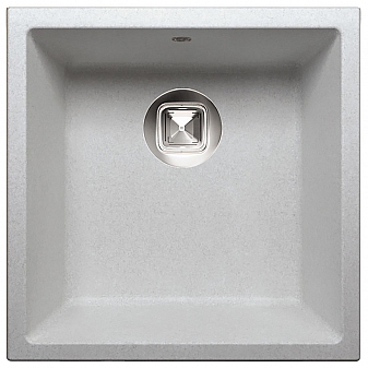 Мойка кухонная Tolero R-128 46 см серый металлик