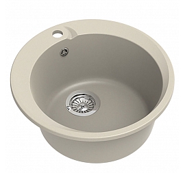 Мойка кухонная Ewigstein Rund 45 50 см бежевый