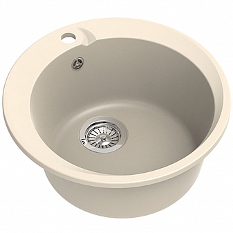 Мойка кухонная Ewigstein Rund 45 50 см крем