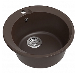 Мойка кухонная Ewigstein Rund 45 50 см шоколад