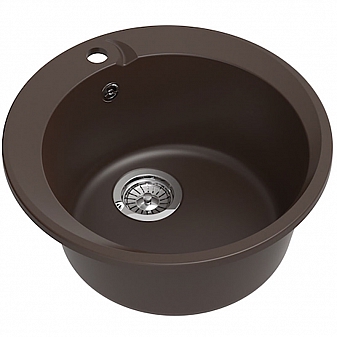 Мойка кухонная Ewigstein Rund 45 50 см шоколад