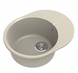 Мойка кухонная Ewigstein Rund 45F 58 см бежевый