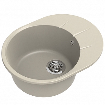 Мойка кухонная Ewigstein Rund 45F 58 см бежевый
