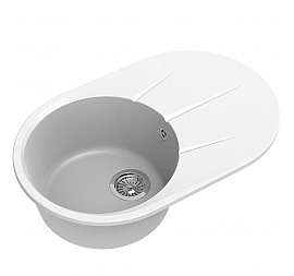 Мойка кухонная Ewigstein Rund 50F 75 см иней