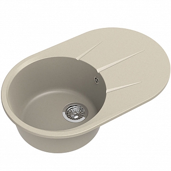 Мойка кухонная Ewigstein Rund 50F 75 см темно-бежевый