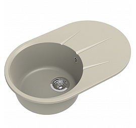 Мойка кухонная Ewigstein Rund 50F 75 см топаз