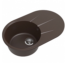 Мойка кухонная Ewigstein Rund 50F 75 см шоколад