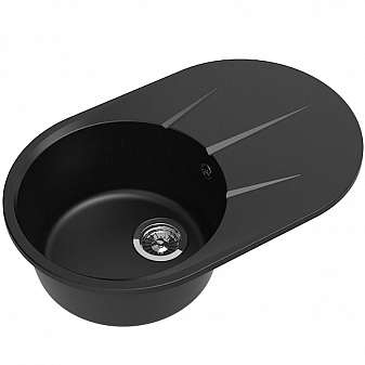 Мойка кухонная Ewigstein Rund 50F 75 см черный