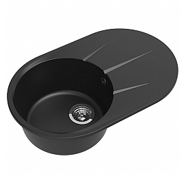 Мойка кухонная Ewigstein Rund 50F 75 см антрацит