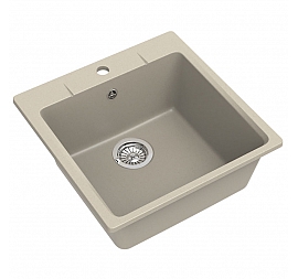 Мойка кухонная Ewigstein Gerd 50 51 см темно-бежевый