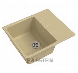 Мойка кухонная Ewigstein Gerd 40F 58 см бежевый