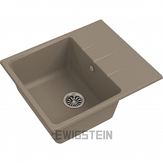 Мойка кухонная Ewigstein Gerd 40F 58 см темно-бежевый