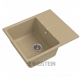 Мойка кухонная Ewigstein Gerd 40F 58 см топаз