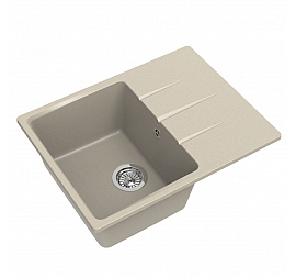 Мойка кухонная Ewigstein Gerd 45F 65 см темно-бежевый