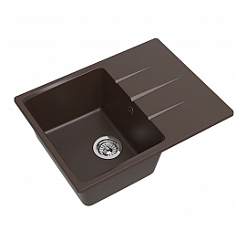 Мойка кухонная Ewigstein Gerd 45F 65 см шоколад
