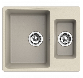 Мойка кухонная Ewigstein Gerd 60K 60 см темно-бежевый
