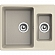 Мойка кухонная Ewigstein Gerd 60K 60 см темно-бежевый