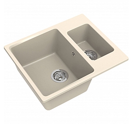 Мойка кухонная Ewigstein Gerd 60K 60 см крем