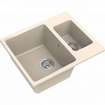 Мойка кухонная Ewigstein Gerd 60K 60 см крем
