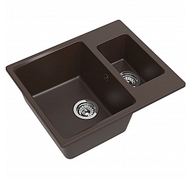 Мойка кухонная Ewigstein Gerd 60K 60 см шоколад