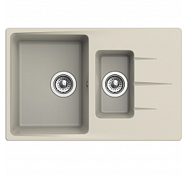 Мойка кухонная Ewigstein Gerd 60KF 78 см топаз