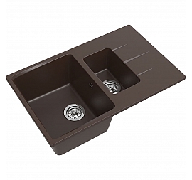 Мойка кухонная Ewigstein Gerd 60KF 78 см шоколад