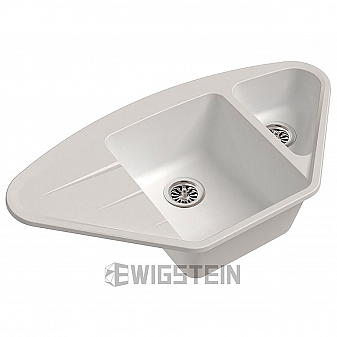Мойка кухонная Ewigstein Wink 80KF 96 см иней