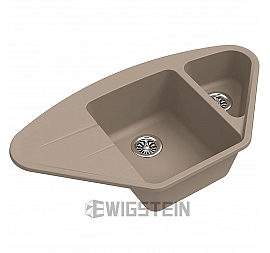 Мойка кухонная Ewigstein Wink 80KF 96 см темно-бежевый