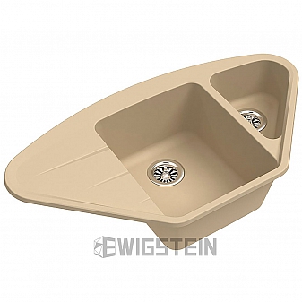 Мойка кухонная Ewigstein Wink 80KF 96 см топаз