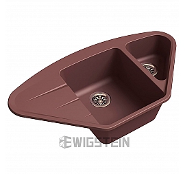 Мойка кухонная Ewigstein Wink 80KF 96 см шоколад