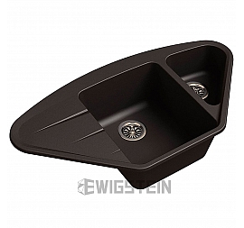 Мойка кухонная Ewigstein Wink 80KF 96 см черный