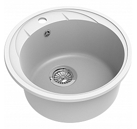 Мойка кухонная Ewigstein Elegant R45 48 см иней