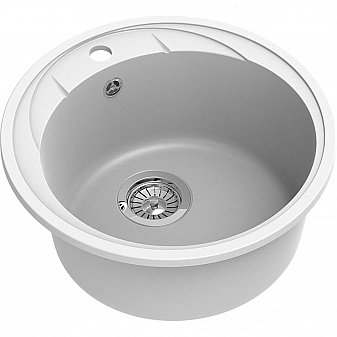 Мойка кухонная Ewigstein Elegant R45 48 см иней