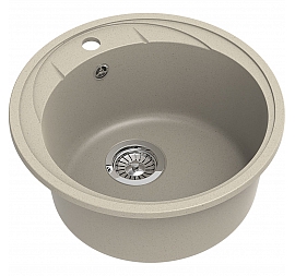 Мойка кухонная Ewigstein Elegant R45 48 см темно-бежевый