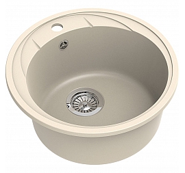 Мойка кухонная Ewigstein Elegant R45 48 см крем