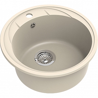 Мойка кухонная Ewigstein Elegant R45 48 см крем