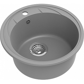 Мойка кухонная Ewigstein Elegant R45 48 см серый металлик